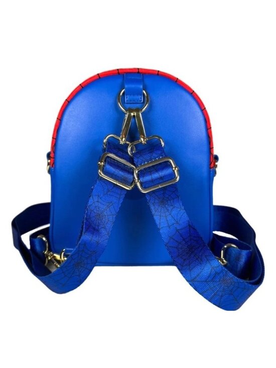 Loungefly Marvel Spider-Man Convertible Corduroy Mini Backpack & Coin Purse NWT main image 7